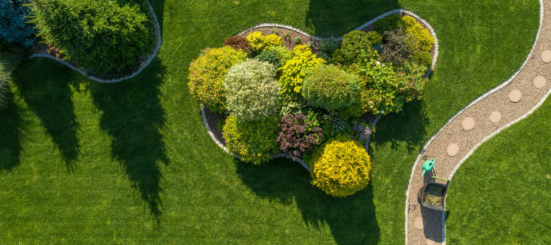 well manicured lawn